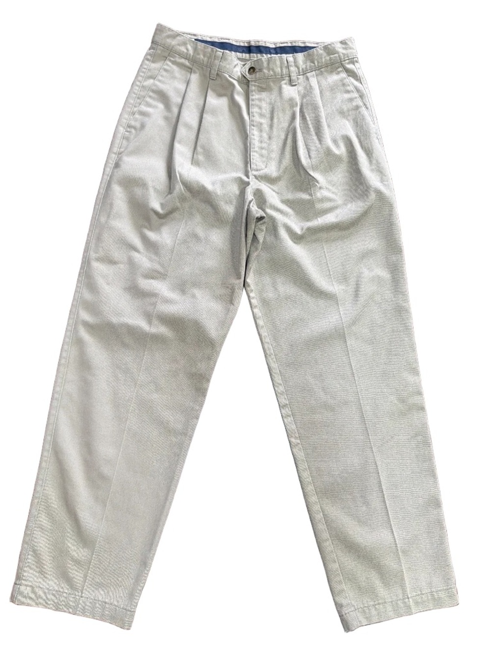 Dockers Dark Khaki Pants Men’s 34x31 Classic Fit Beige Cotton Chinos
